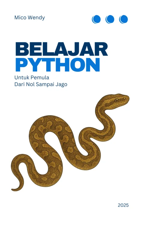 Sampul buku Belajar Python untuk Pemula